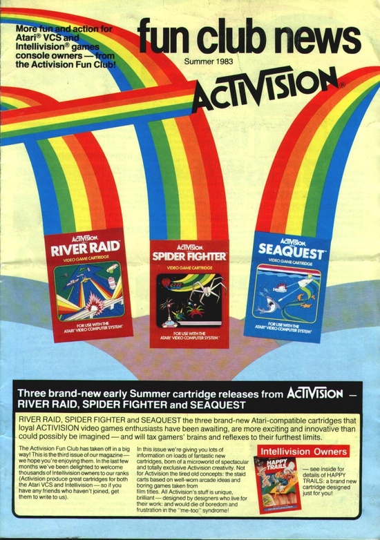 Activision Fun Club News, Summer 1983