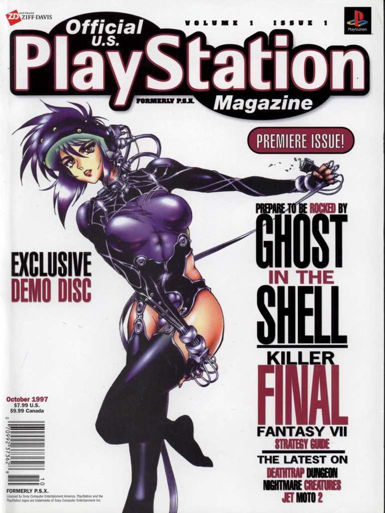 Official U.S. PlayStation Magazine Volume 1, Issue 1 October 1997 Cover .